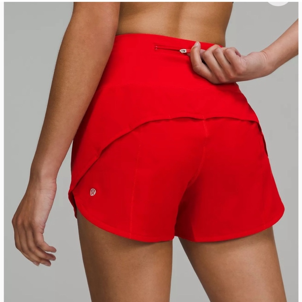 Lululemon Athletica Red Athletic Shorts for Versatile Comfort